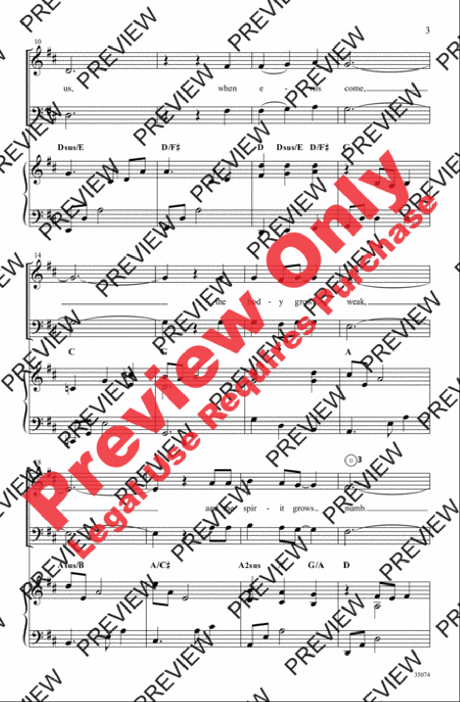 Wings of a Dove 4-Part scores gallery preview page 3