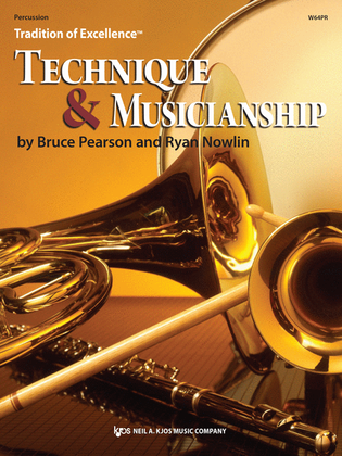 Book cover for Tradition of Excellence: Technique and Musicianship - Percussion