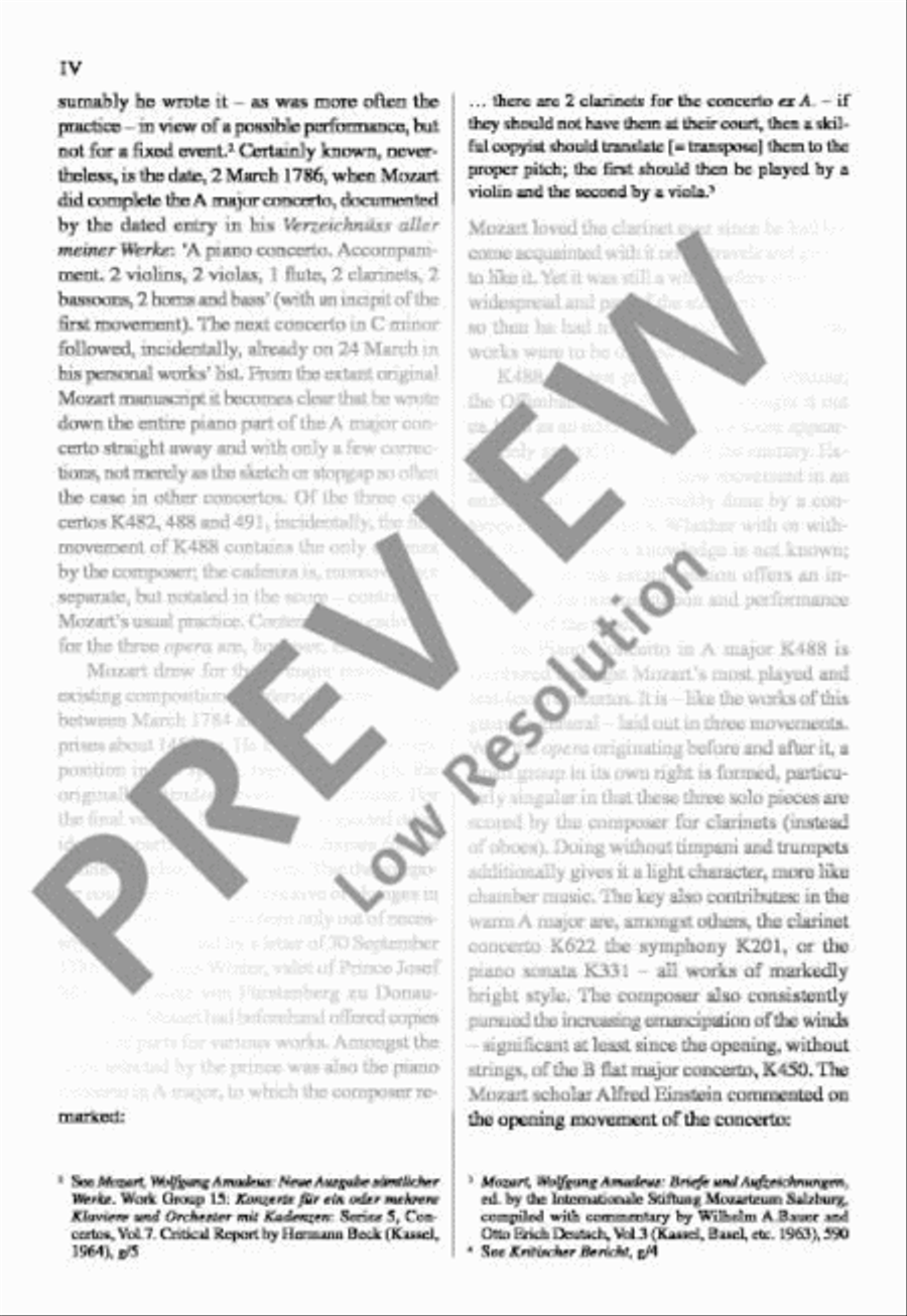 Concerto No. 23 A major Concerto No. 23 A major Orchestra scores gallery preview page 5