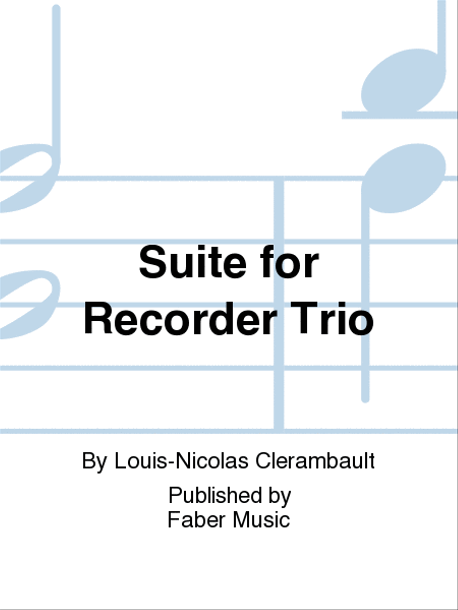 Suite for Recorder Trio Small Ensemble scores gallery preview page 1