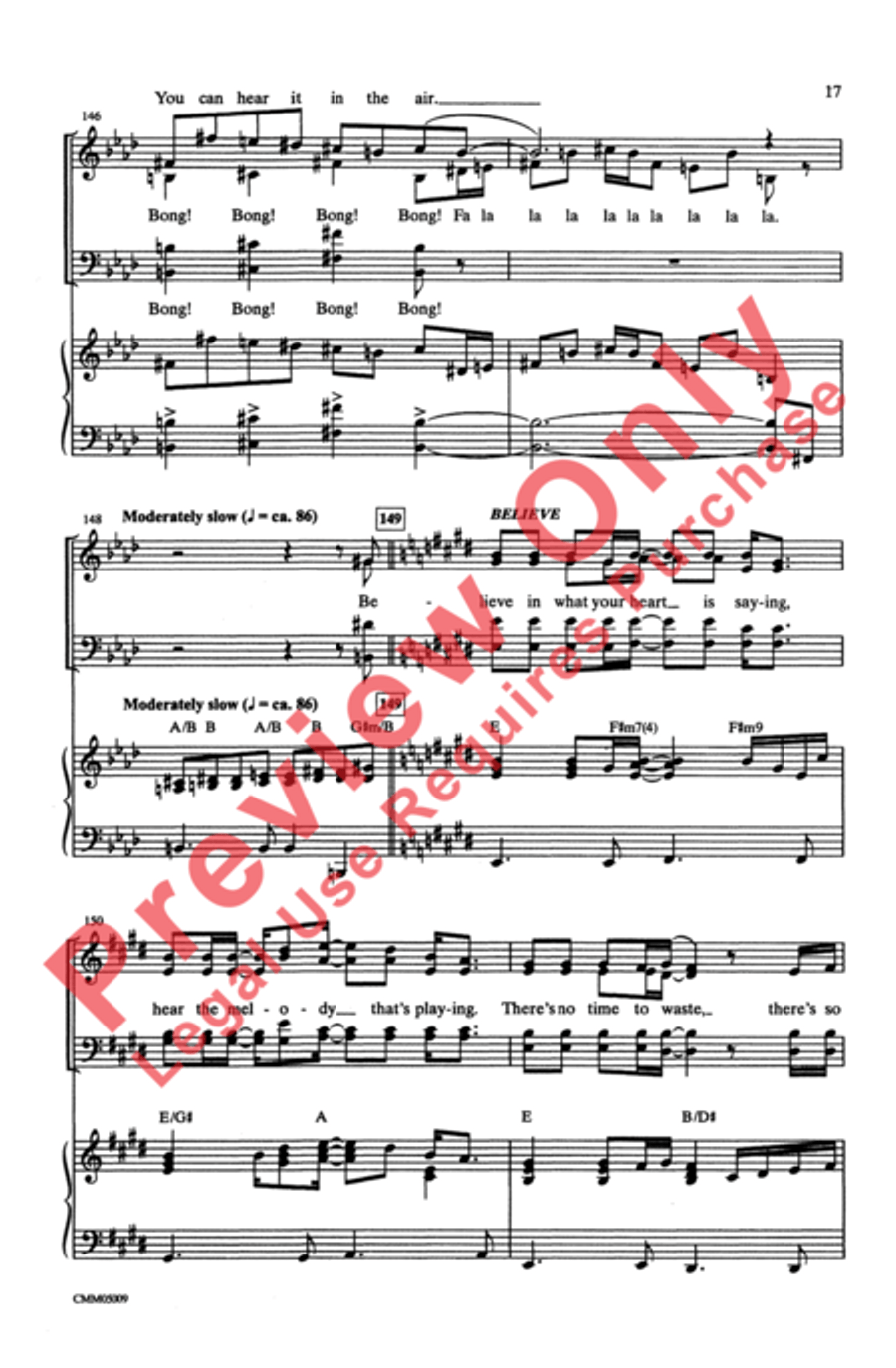 The Polar Express: A Choral Medley 4-Part scores gallery preview page 18