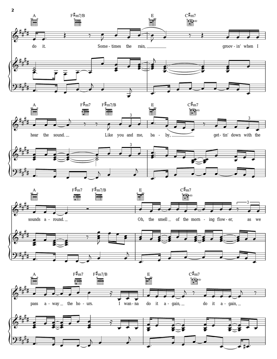 Let's Do It Again Piano, Vocal, Guitar scores gallery preview page 2