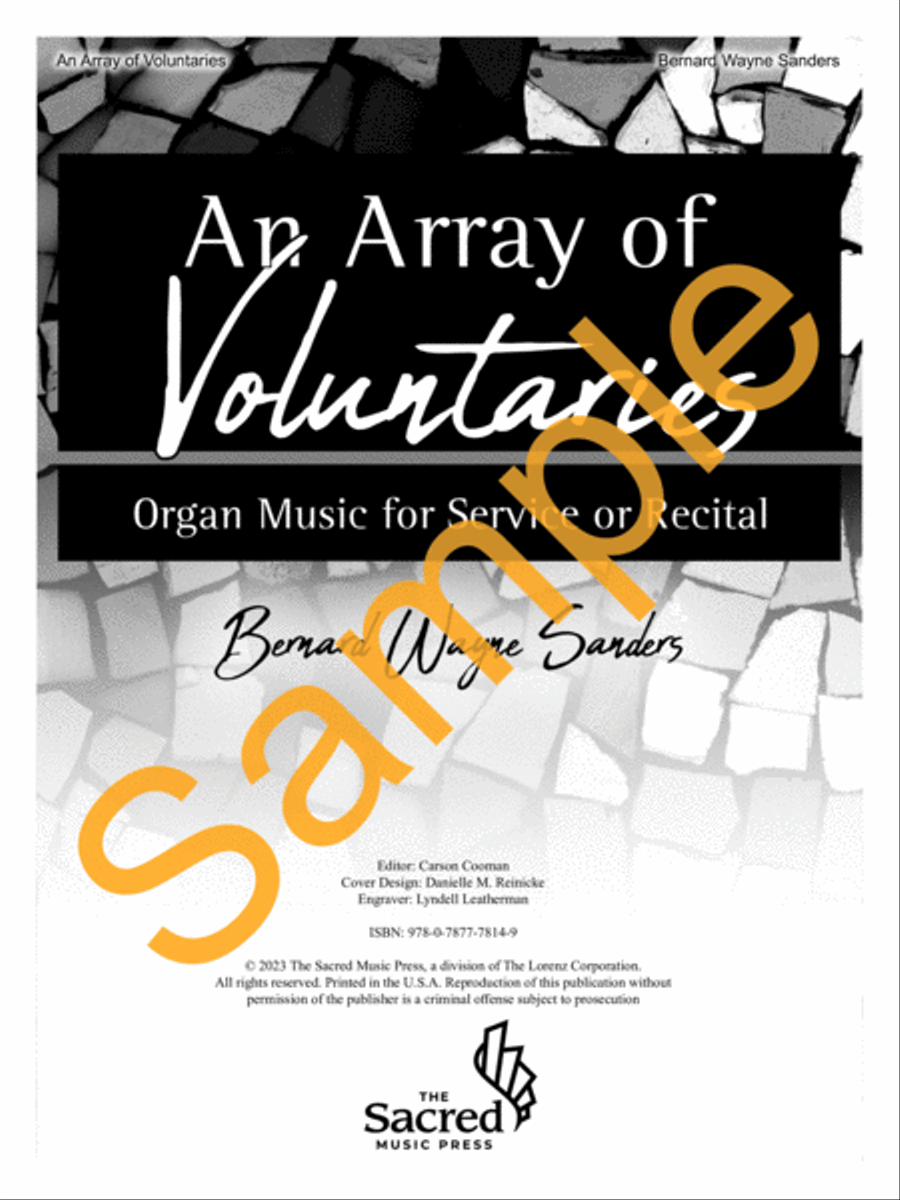 An Array of Voluntaries Organ Solo scores gallery preview page 2
