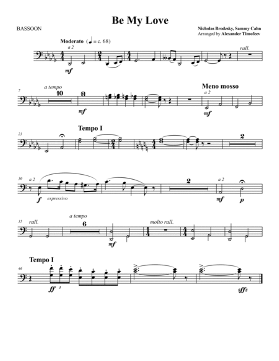 Be My Love Full Orchestra scores gallery preview page 3