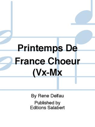 Book cover for Printemps De France Choeur (Vx-Mx
