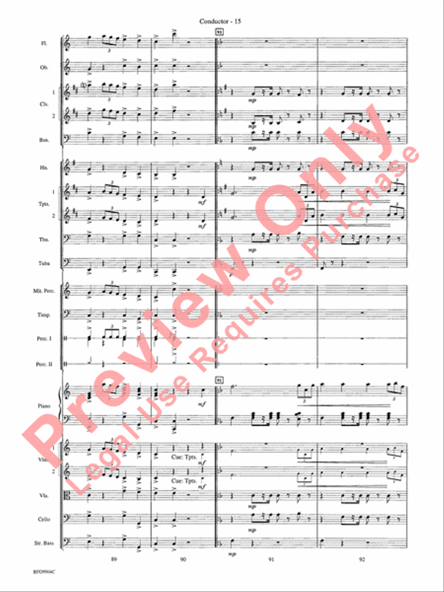 Commencement Suite Full Orchestra scores gallery preview page 18