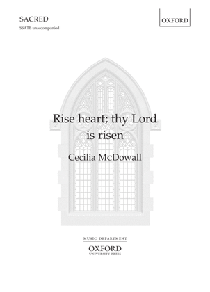 Book cover for Rise heart; thy Lord is risen