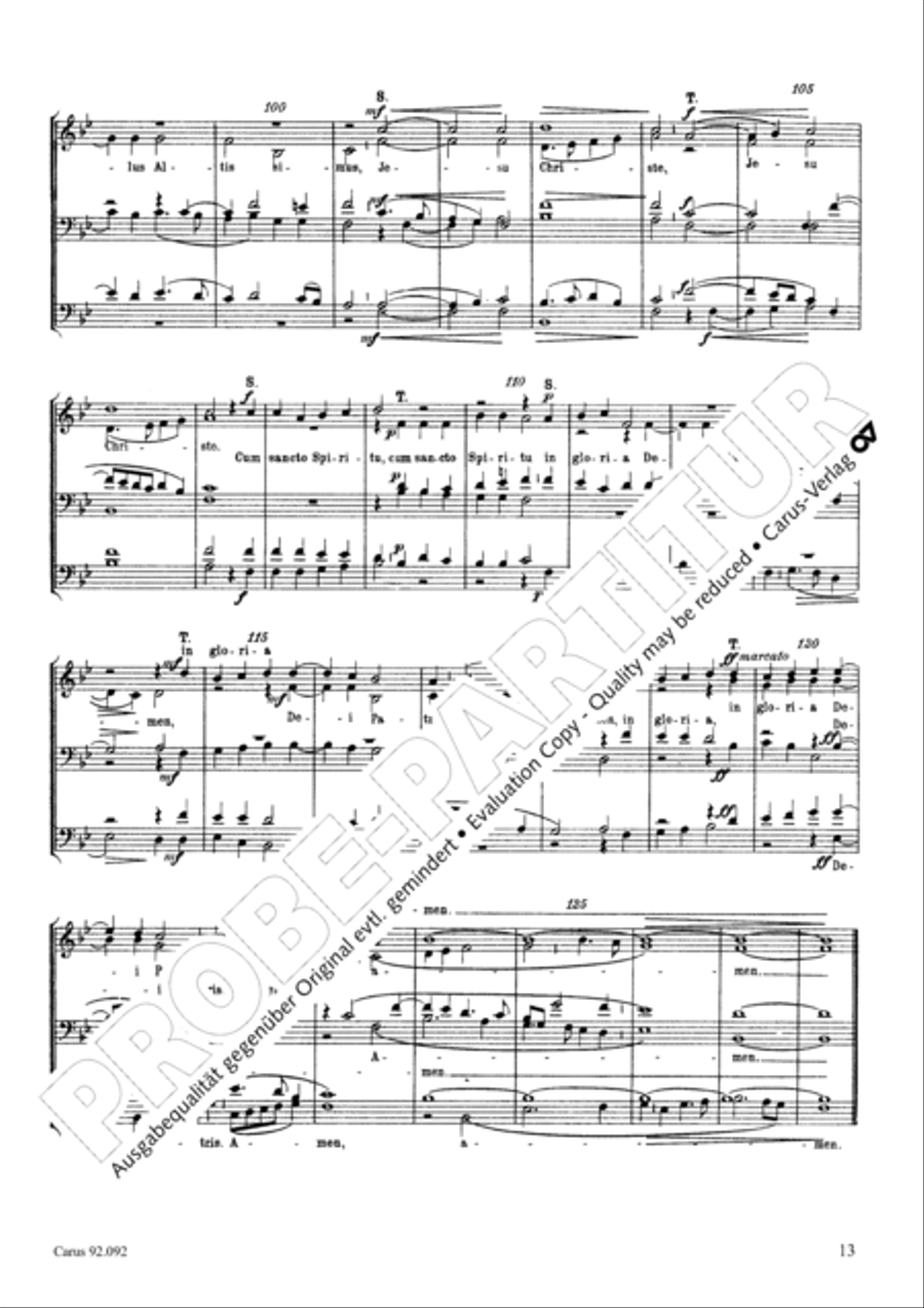 Missa Papae Marcelli Choir scores gallery preview page 10