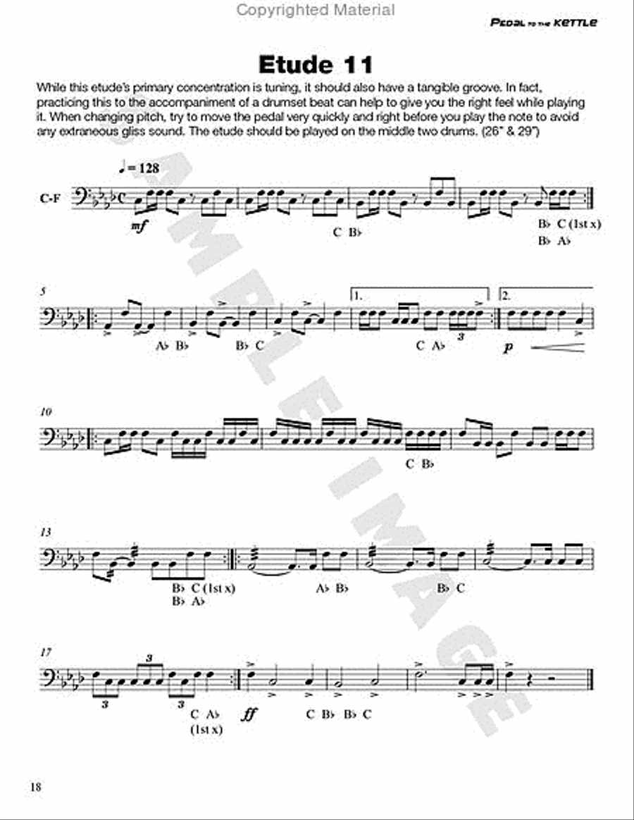 Pedal to the Kettle Percussion scores gallery preview page 9