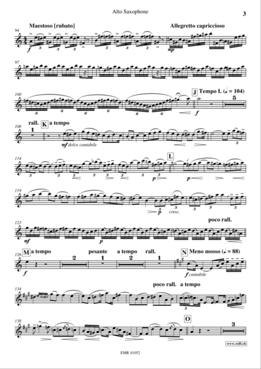 Konzert Alto Saxophone scores gallery preview page 4