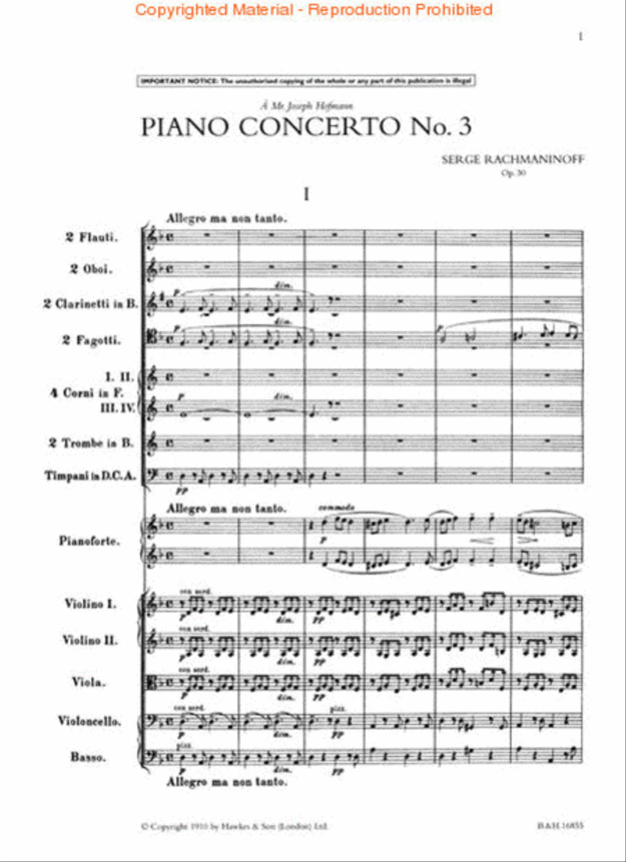 Piano Concerto No. 3 and Piano Concerto No. 4 Orchestra scores gallery preview page 2