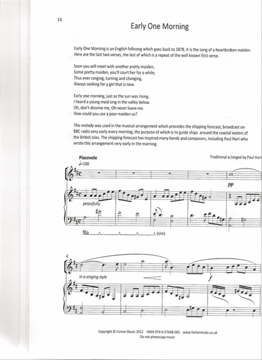 <br>Sheet music extract