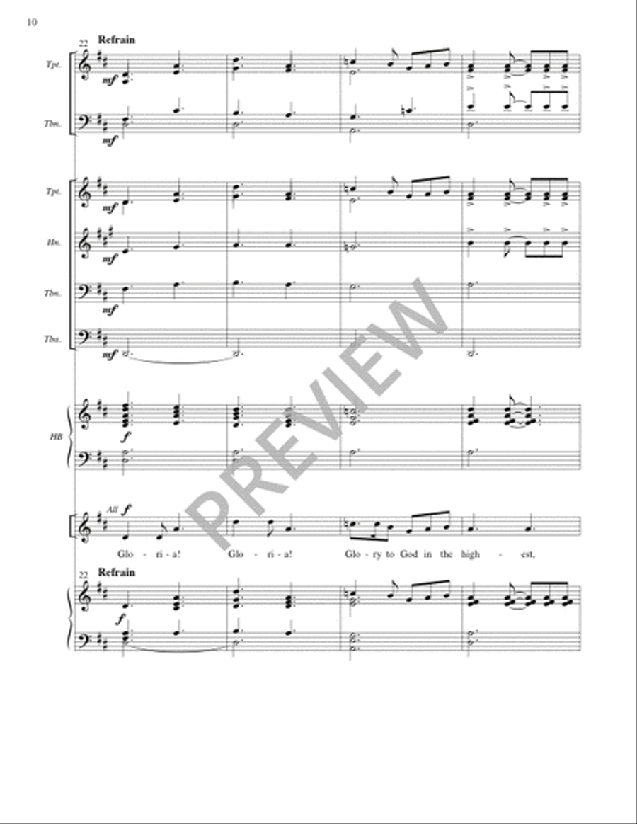 Missa Pacem (Full Score) Missa Pacem (Full Score) 4-Part scores gallery preview page 11