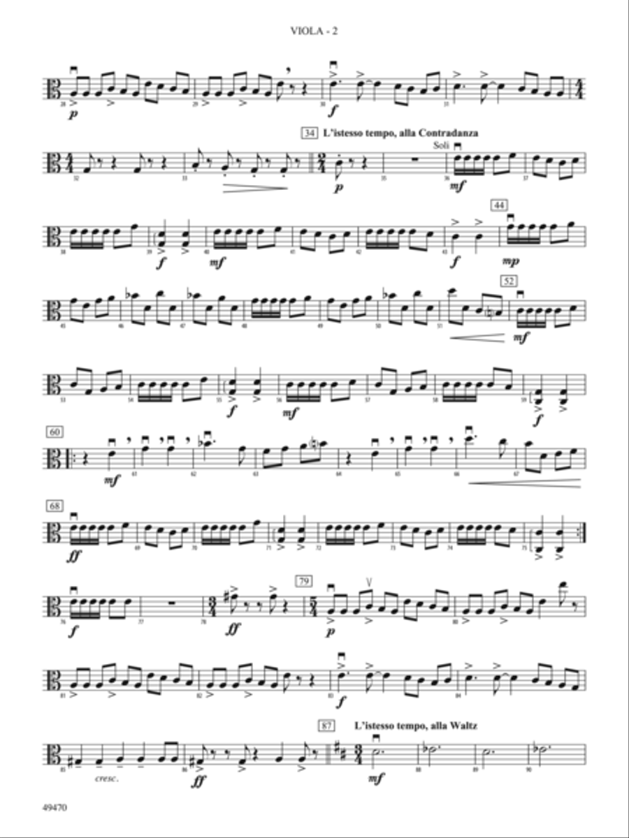 New Chances, New Dances: Viola String Orchestra scores gallery preview page 2