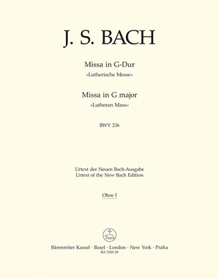 Mass in G major BWV 236 'Lutheran Mass 4'