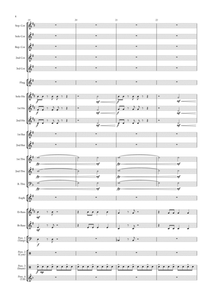 Vahalla (Brass Band) - Score