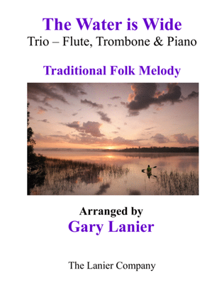 Book cover for THE WATER IS WIDE (Trio – Flute, Trombone & Piano with Parts)