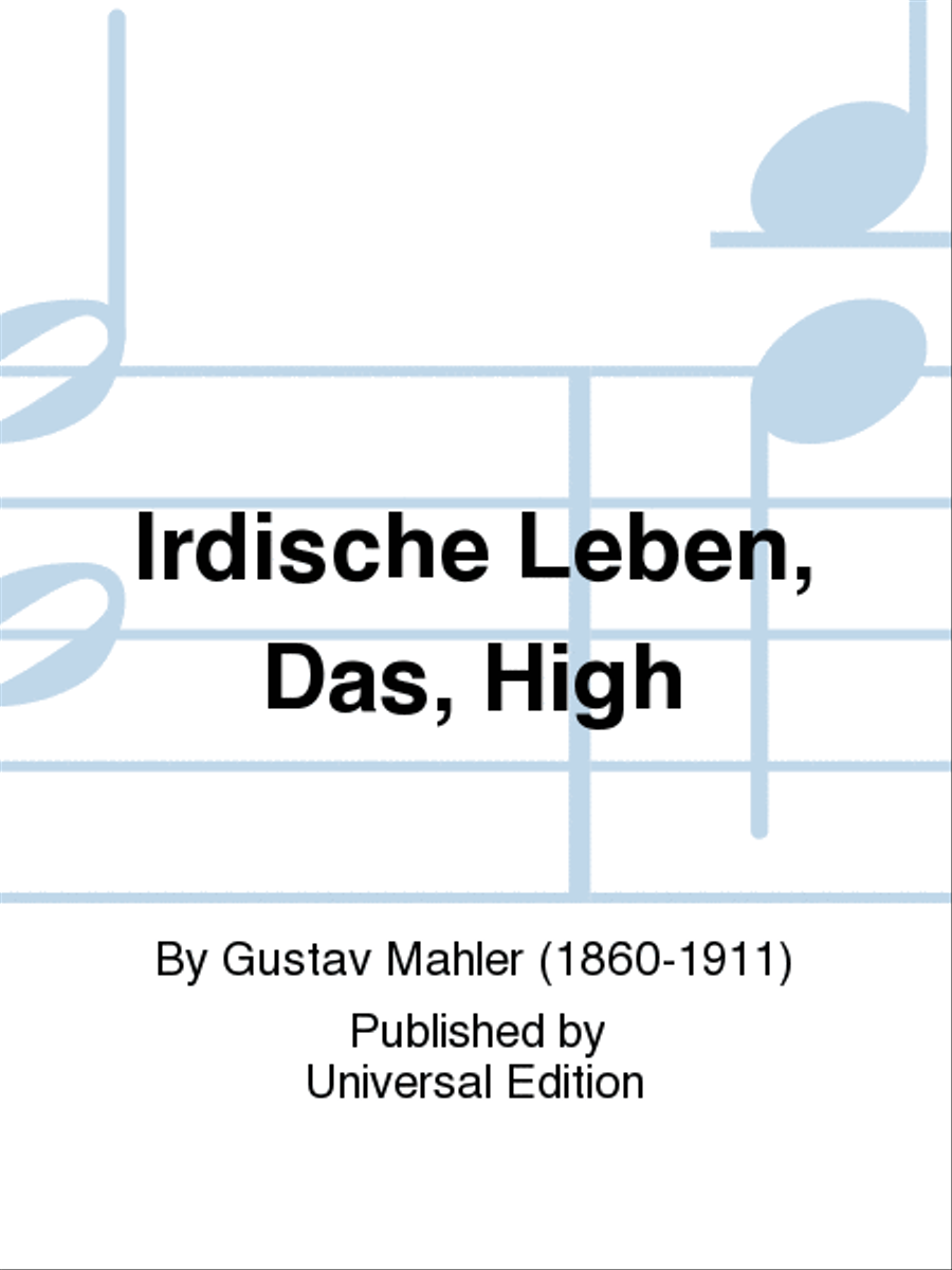 Irdische Leben, Das, High School and Community scores gallery preview page 1