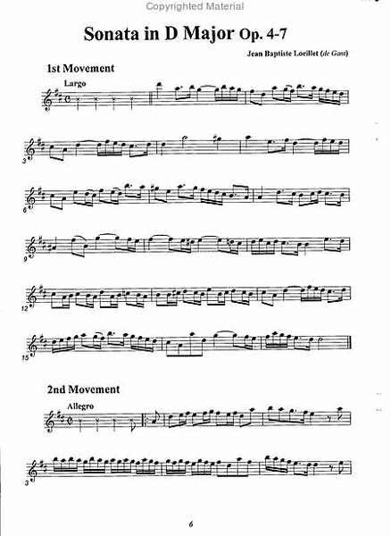 Sonata D Major, Op. 4-7 image number null
