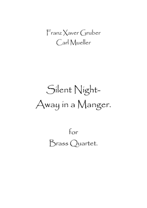Book cover for Silent Night-Away in a Manger
