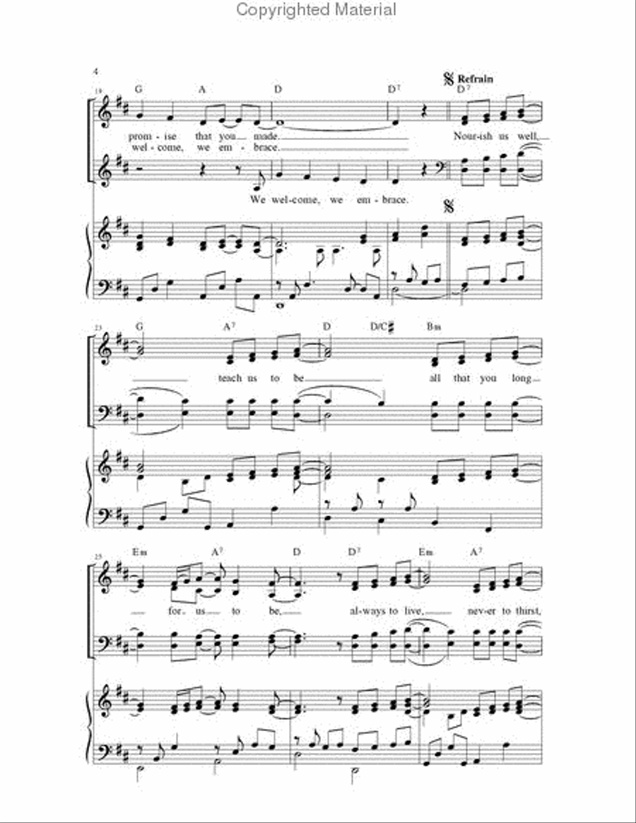 For Living, For Dying For Living, For Dying 4-Part scores gallery preview page 4