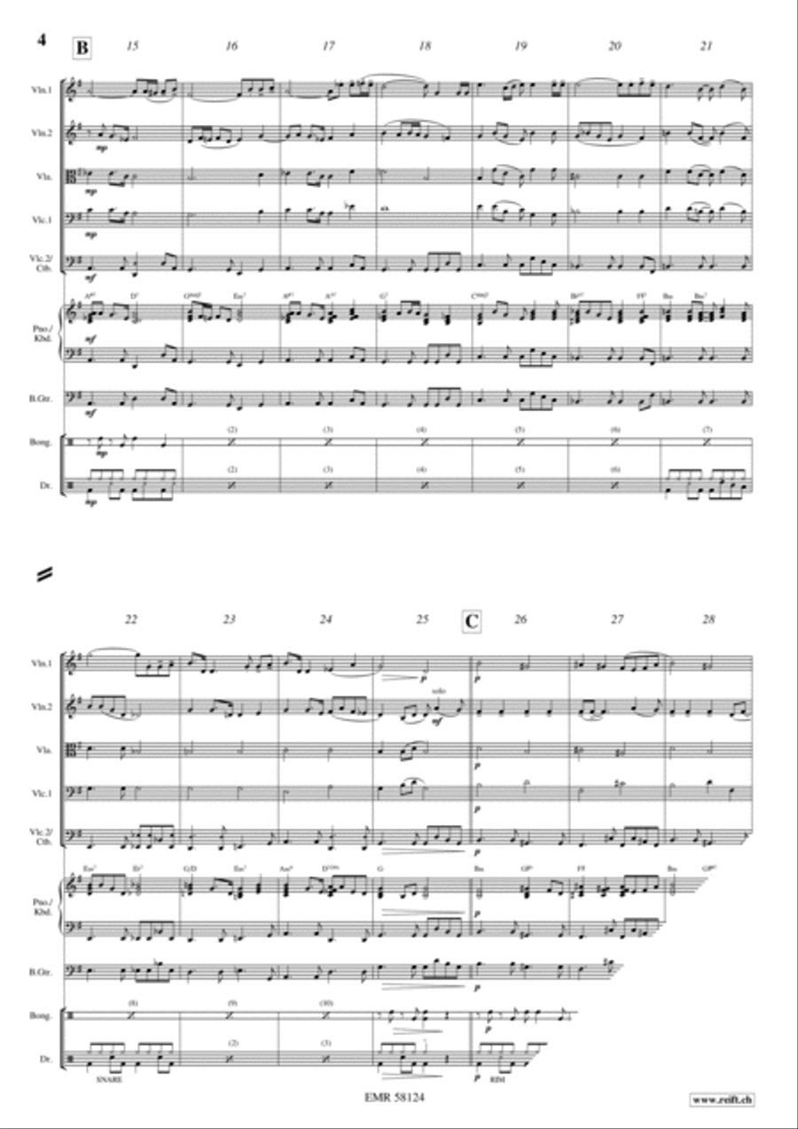 Love Begins Again Love Begins Again String Quintet scores gallery preview page 5