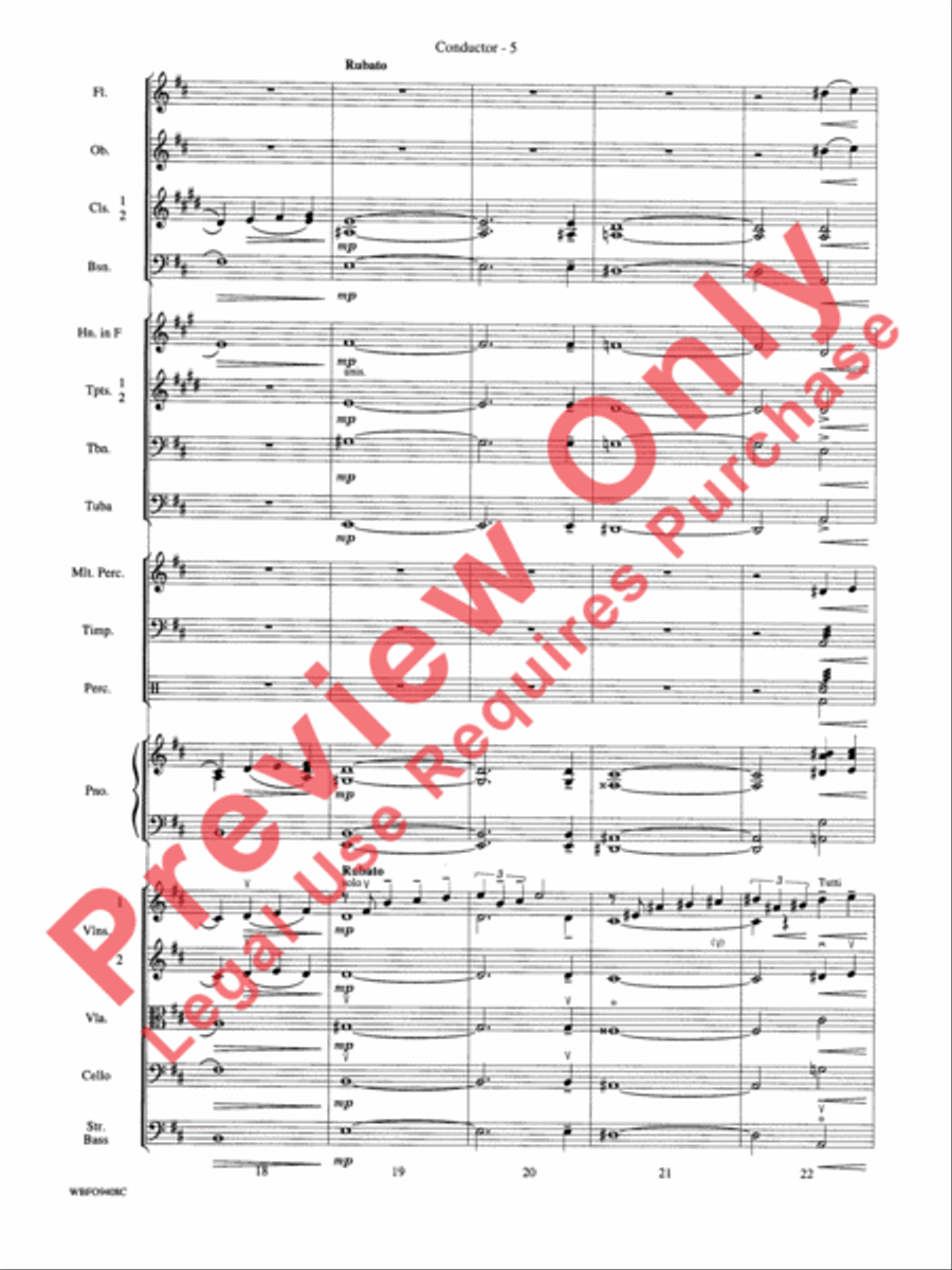 Rhapsody In Blue Full Orchestra scores gallery preview page 8