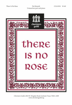 Book cover for There Is No Rose