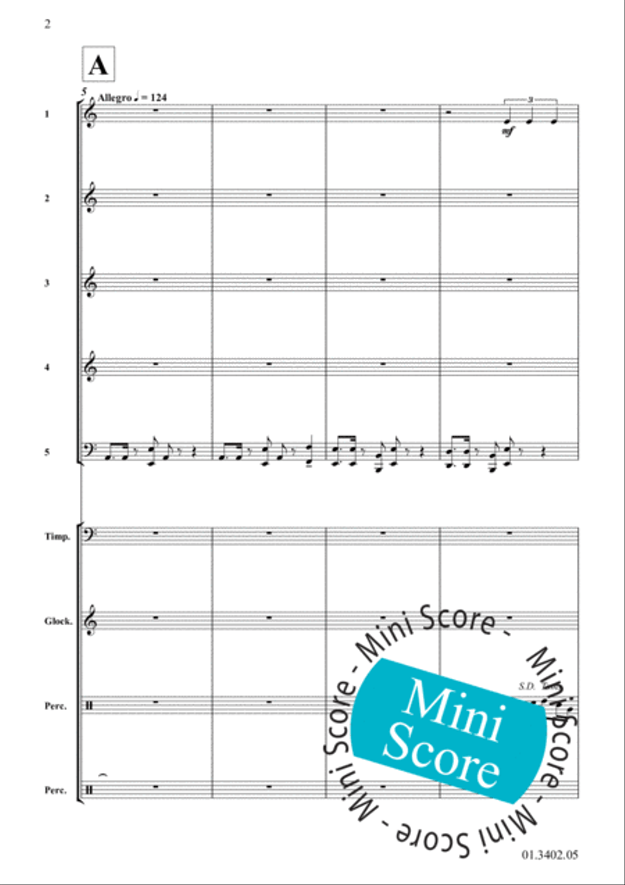 The Great Beethoven Bonanza Concert Band scores gallery preview page 6