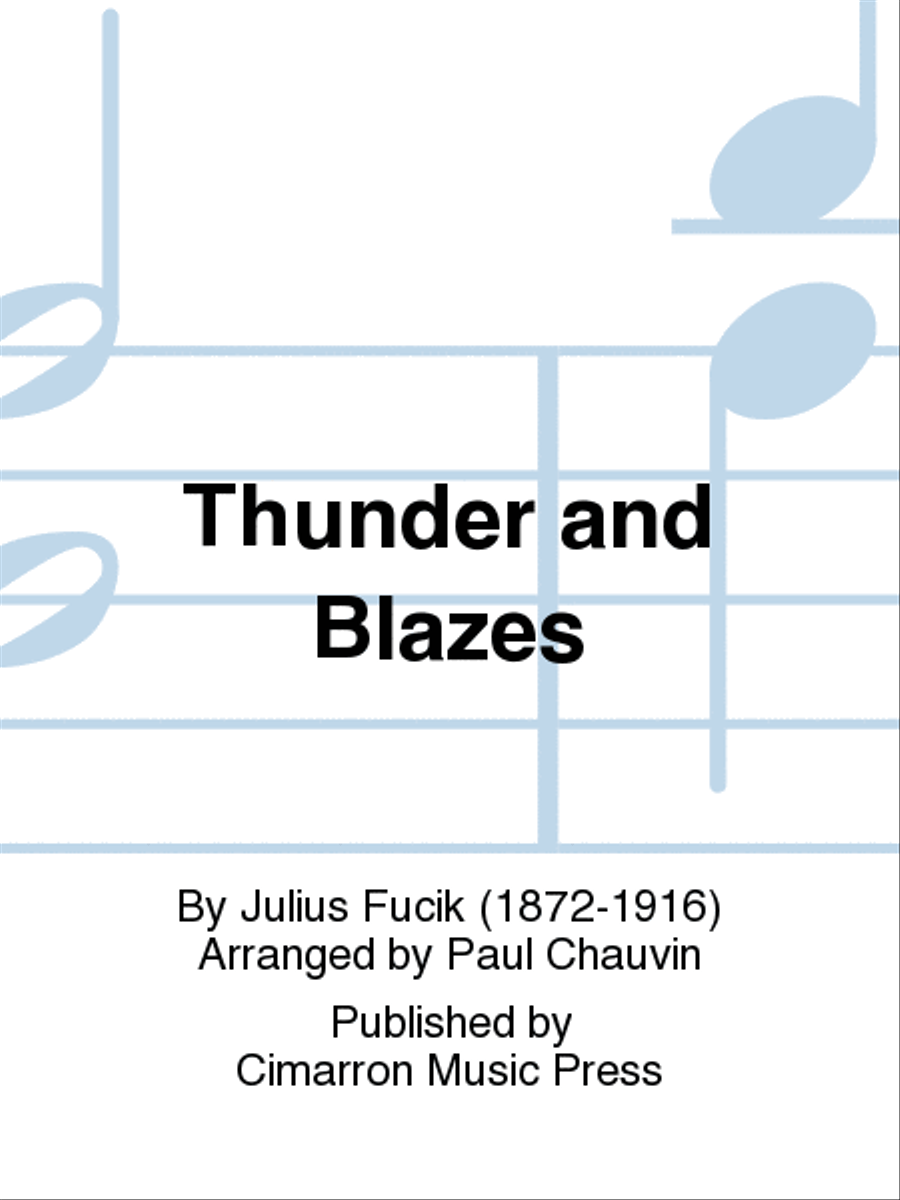 Thunder and Blazes Brass Quintet scores gallery preview page 1