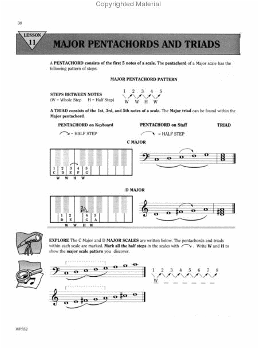 Explorations in Music, Book 3 (Book & CD) Piano Method scores gallery preview page 3