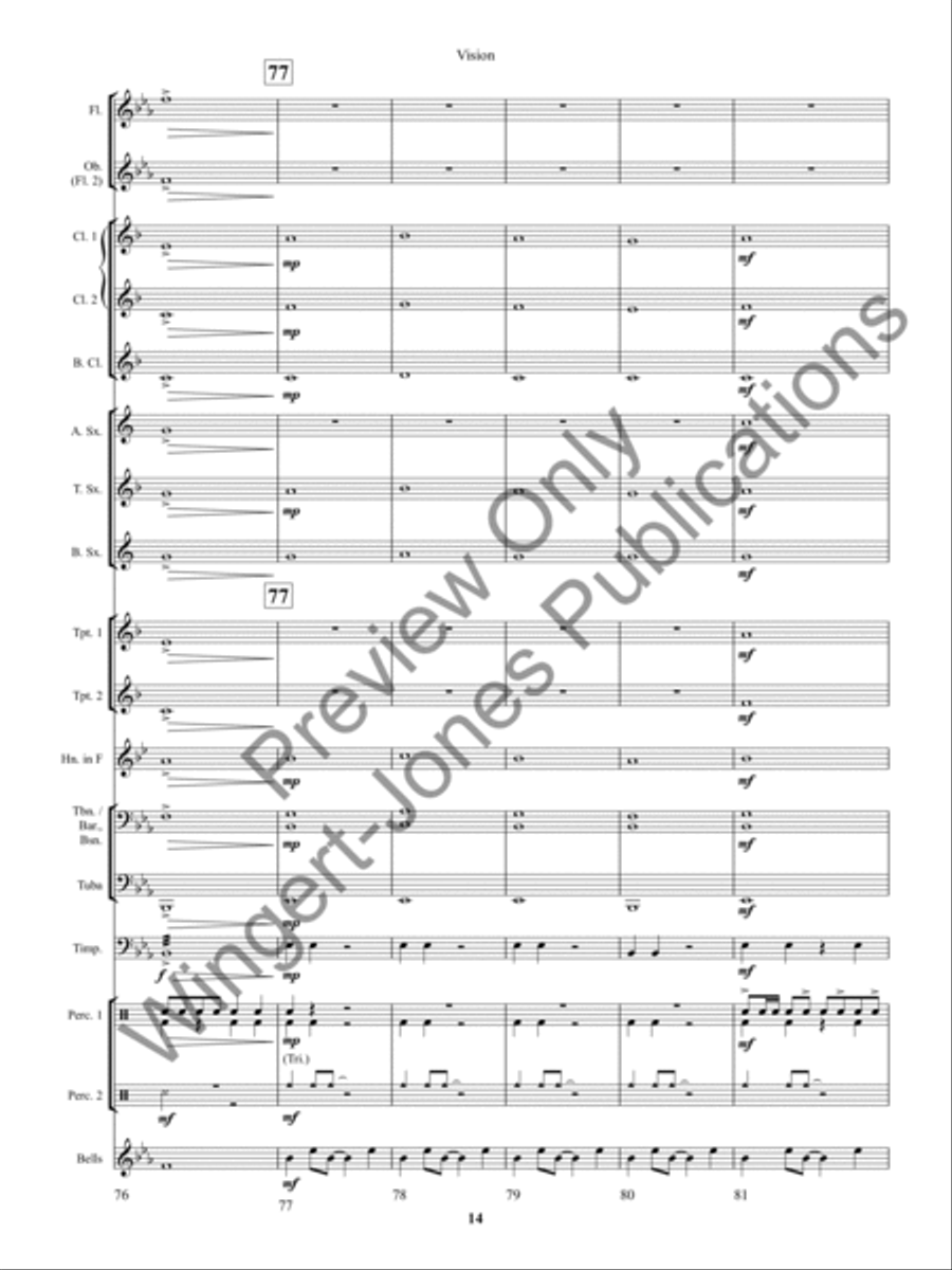 Vision Concert Band scores gallery preview page 18
