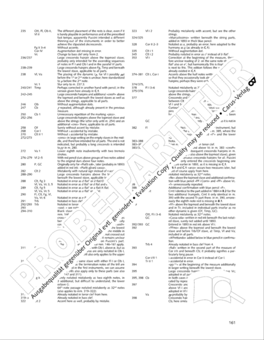 Edizione Nazionale delle Opere di Giacomo Puccini. II. Instrumental music; 1. Works for orchestra (vol. II/1) Score scores gallery preview page 208