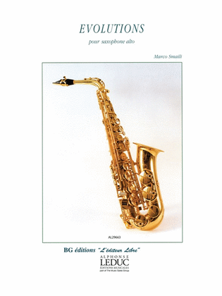 Book cover for Evolutions (alto) (saxophone Solo)