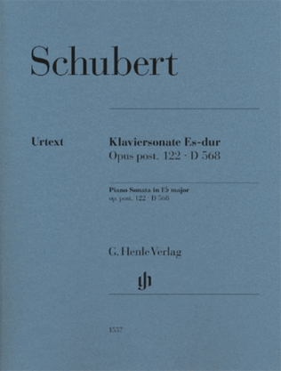 Book cover for Piano Sonata in E-Flat Major, D. 568