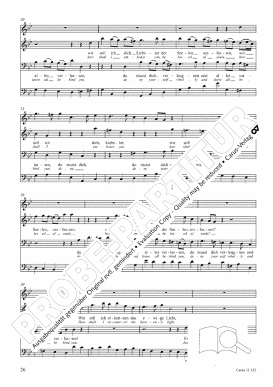 Walk on the path of faith (Tritt auf die Glaubensbahn) Orchestra scores gallery preview page 27