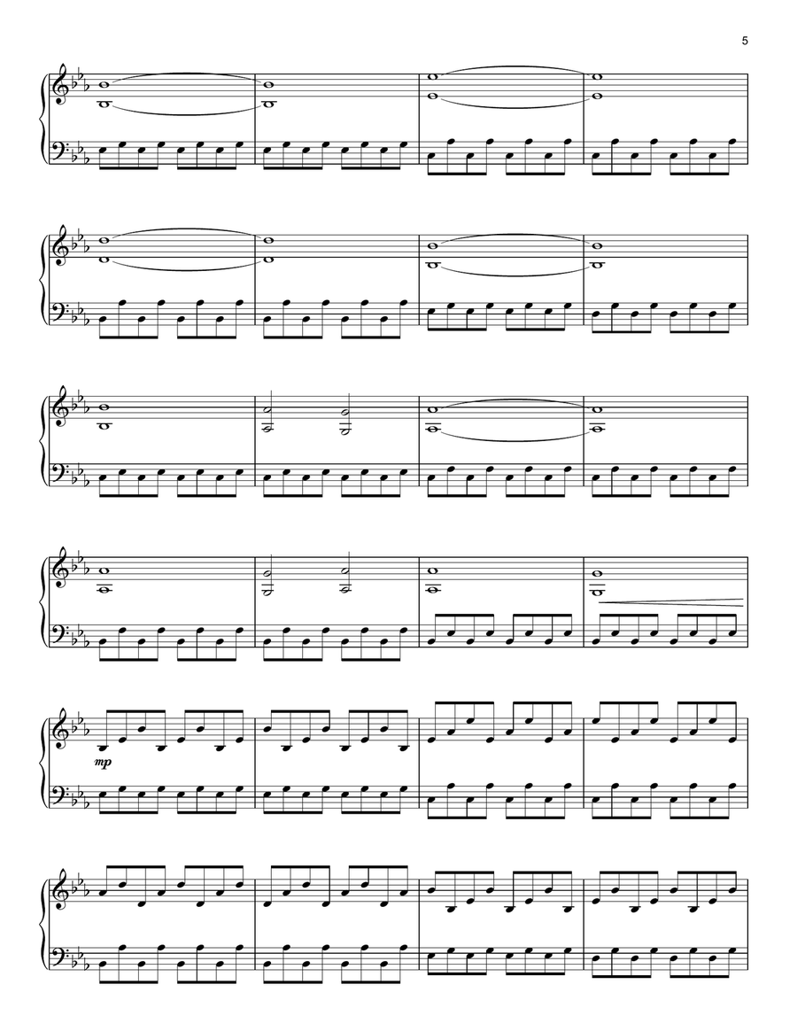 Norðragøta Piano Solo scores gallery preview page 5