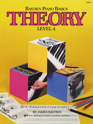 Book cover for Bastien Piano Basics, Level 4, Theory