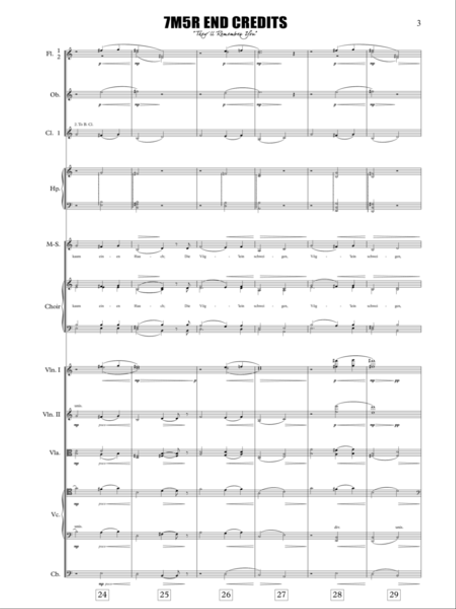 They'll Remember You - Score Only Full Orchestra scores gallery preview page 5