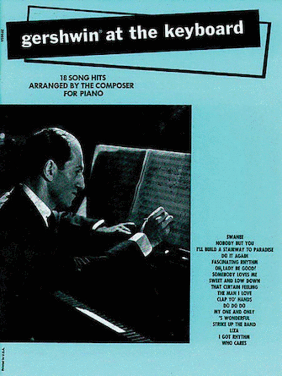 Gershwin at the Keyboard Piano Solo scores gallery preview page 1