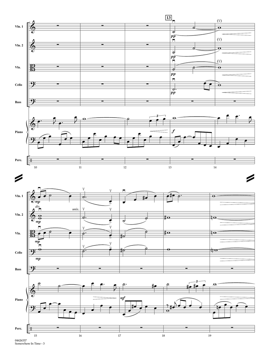 Somewhere in Time - Full Score String Orchestra scores gallery preview page 2