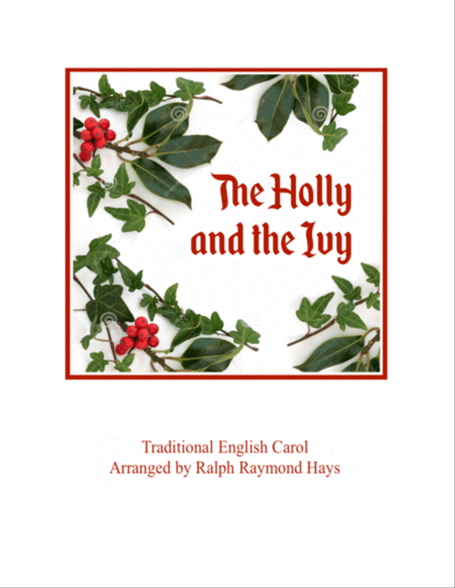 The Holly and the Ivy (for saxophone quartet) Saxophone Quartet scores gallery preview page 1
