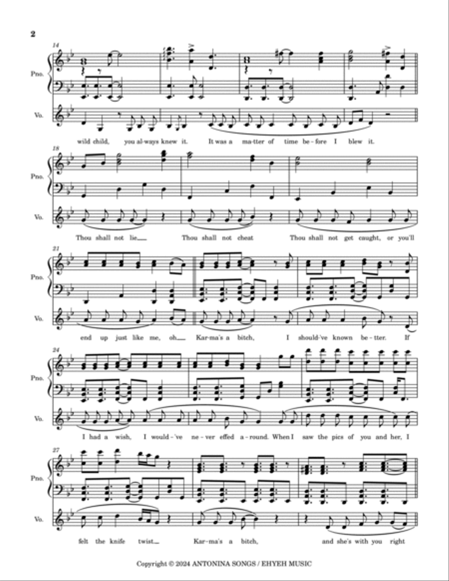 Karma Voice scores gallery preview page 2