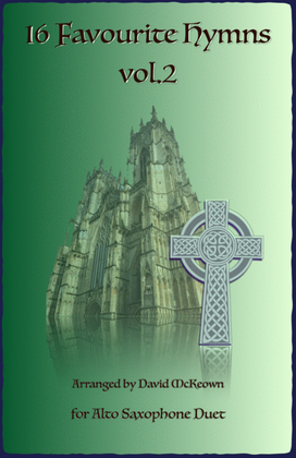 Book cover for 16 Favourite Hymns Vol.2 for Alto Saxophone Duet