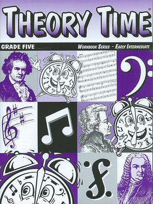 Book cover for Theory Time Grade 5 Workbook