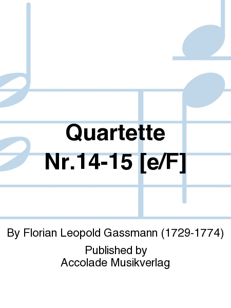Quartette Nr.14-15 [e/F]
