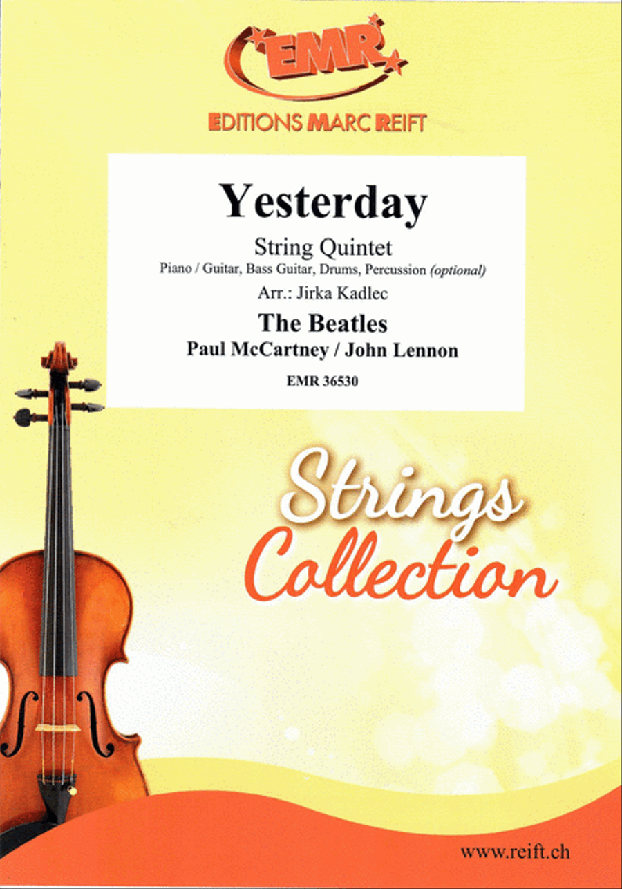 Yesterday String Quintet scores gallery preview page 1