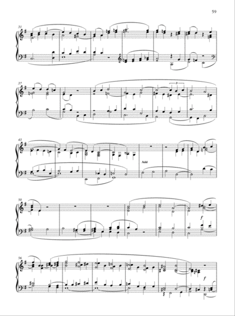 Oxford Book of Lent and Easter Organ Music for Manuals Organ Solo scores gallery preview page 59