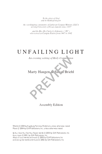 Unfailing Light - Assembly edition