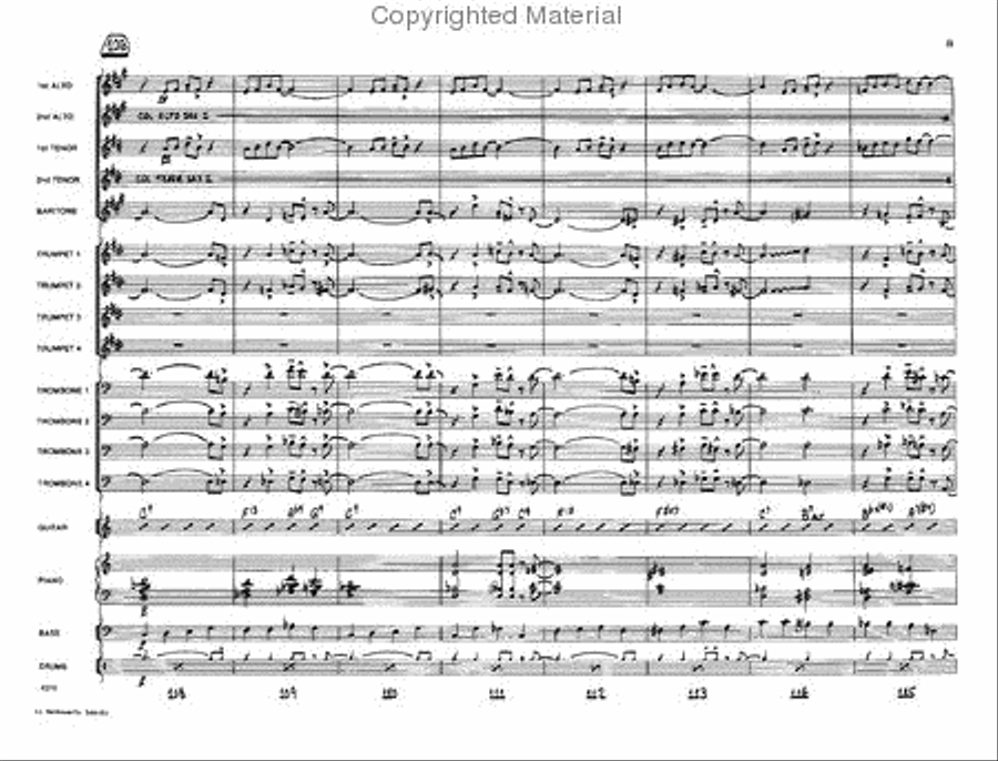 Sax-O-Rama Jazz Ensemble scores gallery preview page 15